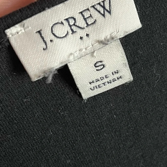 J. Crew • Solid Black Wear To Work Tee Shirt - Picture 5 of 5